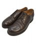 MR.OLIVE（ミスターオリーブ）の古着「WATER PROOF SHIRINK LEATHER / PLAIN TOE OXFORD SHOES」｜ブラウン