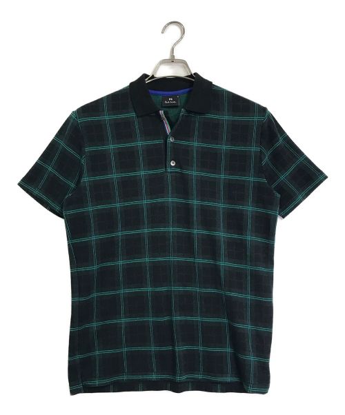 PS Paul Smith（ＰＳポールスミス）PS Paul Smith (ＰＳポールスミス) ポロシャツ グリーン サイズ:Mの古着・服飾アイテム