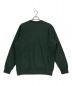 PLEASURES (プレジャーズ) Heroine Crewneck Sweatshirt グリーン サイズ:M 未使用品：7800円