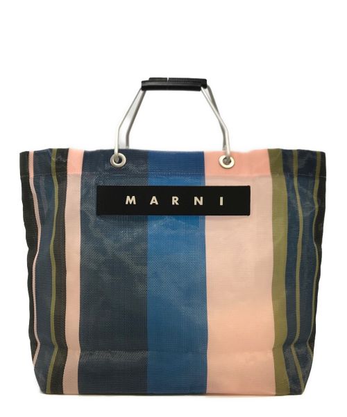 MARNI（マルニ）MARNI (マルニ) フラワーカフェショッピングバッグ マルチカラーの古着・服飾アイテム