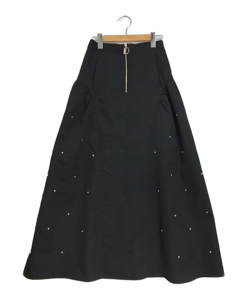 UNITED TOKYO（ユナイテッドトーキョー）UNITED TOKYO (ユナイテッドトウキョウ) シャルルスタッズボリュームスカート ブラック サイズ:FREEの古着・服飾アイテム