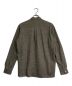 URU (ウル) バンドカラーウールシャツ ブラウン サイズ:2：3980円