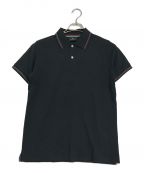 PS Paul SmithＰＳポールスミス）の古着「シグネチャーストライプポロシャツ」｜ブラック