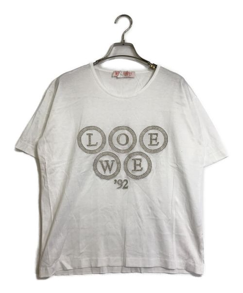LOEWE（ロエベ）LOEWE (ロエベ) OLD刺繍Tシャツ ホワイト サイズ:38の古着・服飾アイテム
