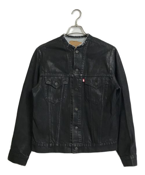 RECHARD（リチャード）RECHARD (リチャード) リメイクコーティングデニムジャケット ブラック サイズ:Mの古着・服飾アイテム