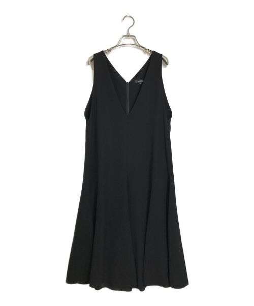 UNTITLED（アンタイトル）UNTITLED (アンタイトル) きれいめフレアジャンパースカート ブラックの古着・服飾アイテム