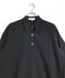 ENFOLD (エンフォルド) ダブルクロスカーブアームポロシャツ 300FS230-0330 ブラック サイズ:38：15800円