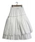 UNITED ARROWS (ユナイテッドアローズ) Pティアードスカート ホワイト サイズ:38：4800円