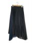 CYCLAS (シクラス) ポリエステルオーガンジー プリーツスカート ネイビー×ブラック サイズ:36：12800円