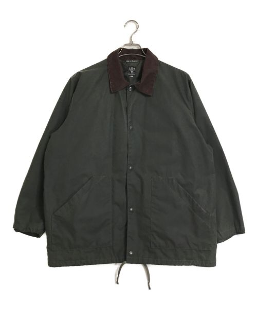 South2 West8（サウスツー ウエストエイト）South2 West8 (サウスツー ウエストエイト) Waxed Cotton Coach Jacket カーキ サイズ:Mの古着・服飾アイテム