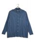 BALENCIAGA（バレンシアガ）の古着「Blue Knit Striped Shirt」｜ブルー×ホワイト