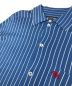 中古・古着 BALENCIAGA (バレンシアガ) Blue Knit Striped Shirt ブルー×ホワイト サイズ:XS：29800円