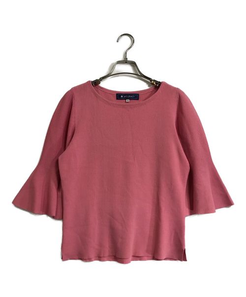 M'S GRACY（エムズグレイシー）M'S GRACY (エムズグレイシー) フレアスリーブニット ピンク サイズ:38の古着・服飾アイテム