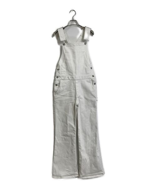 R.H.Vintage（ロンハーマン・ヴィンテージ）R.H.Vintage (ロンハーマン・ヴィンテージ) ストレッチフレアサロペット ホワイト サイズ:XSの古着・服飾アイテム
