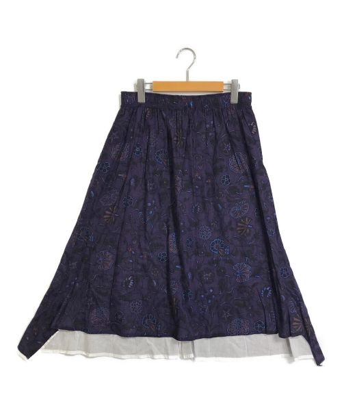 Y's（ワイズ）Y's (ワイズ) ロングスカート パープル サイズ:3の古着・服飾アイテム