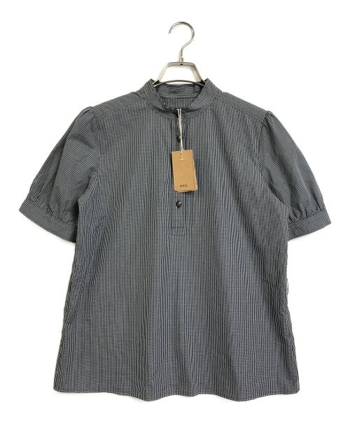 A.P.C.（アーペーセー）A.P.C. (アー・ペー・セー) スタンドカラーシャツ ネイビー サイズ:38 未使用品の古着・服飾アイテム