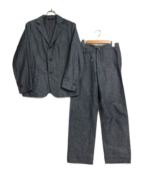45rpm（45アールピーエム）45rpm (45アールピーエム) コットンセットアップスーツ ネイビー サイズ:Lの古着・服飾アイテム