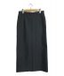 ASTERLET (アステレット) CO/PE fly front tight skirt ブラック：7800円