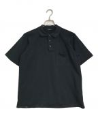 Denhamデンハム）の古着「WHOLEGARMENT POLO　ホールガーメント　ポロシャツ　半袖　S/S」｜ブラック