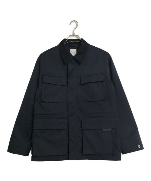 TAKEO KIKUCHI（タケオキクチ）TAKEO KIKUCHI (タケオキクチ) 襟コーデュロイ切替ジャケット ネイビー サイズ:1の古着・服飾アイテム