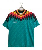 adidasアディダス）の古着「【古着】90’Sゲームシャツ　 90年代 デサント期　半袖　game shirt」｜グリーン