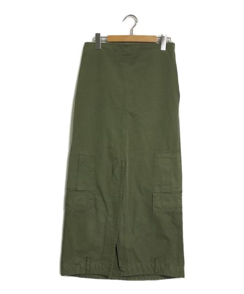 MEYAME（メヤメ）MEYAME (メヤメ) ARMY UPSIDE-DOWN SKIRT グリーン サイズ:2の古着・服飾アイテム