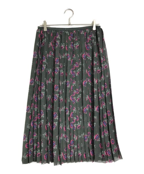 KENZO（ケンゾー）KENZO (ケンゾー) Chiffon Midi Skirt グリーン サイズ:38の古着・服飾アイテム