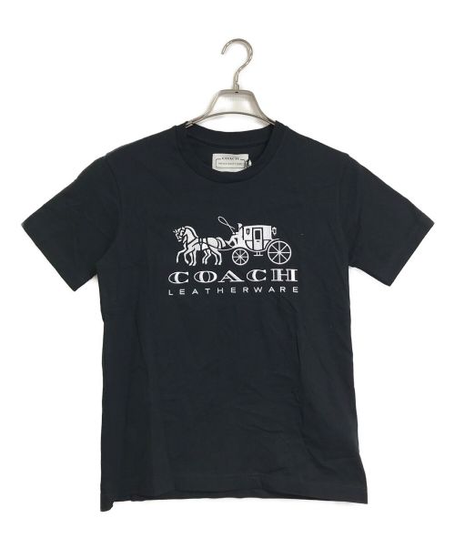 COACH（コーチ）COACH (コーチ) エバーグリーン ホース アンド キャリッジ Tシャツ ブラック サイズ:Sの古着・服飾アイテム