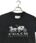 COACH (コーチ) エバーグリーン ホース アンド キャリッジ Tシャツ ブラック サイズ:S：12800円
