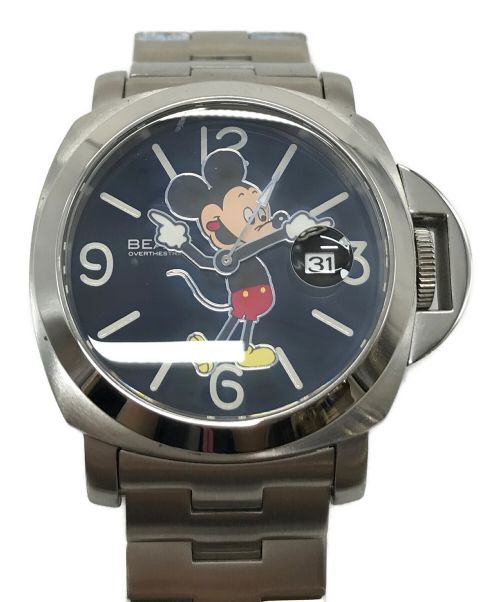 BEAMS（ビームス）BEAMS (ビームス) DISNEY (ディズニー) OVER THE STRIPES (オーバーザストライプス) 腕時計 ブルー サイズ:実寸参照の古着・服飾アイテム