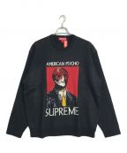 SUPREMEシュプリーム）の古着「23AW American Psycho Sweater / アメリカンサイコセーター」｜ブラック