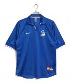 NIKEナイキ）の古着「NIKE　　　サッカーゲームシャツ　　98年  イタリア代表」｜ブルー