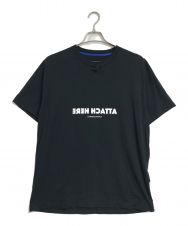 FUMITO GANRYU (フミトガンリュウ) FUMITO GANRYU　　反転ロゴ Tシャツ ブラック サイズ:FREE