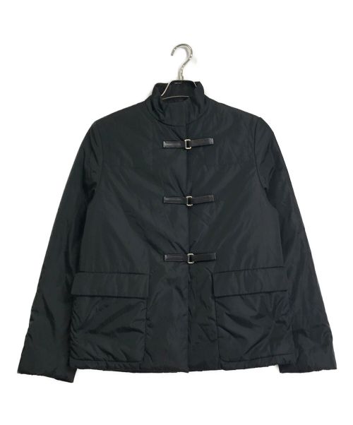 PRADA（プラダ）PRADA (プラダ) 中綿ナイロンジャケット ブラック サイズ:40の古着・服飾アイテム