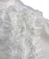中古・古着 Drawer (ドゥロワー) スタンドカラーフリルシャツ ホワイト サイズ:40：13000円