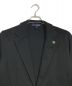 LARDINI (ラルディーニ) ニットテーラードジャケット ブラック サイズ:S：15800円