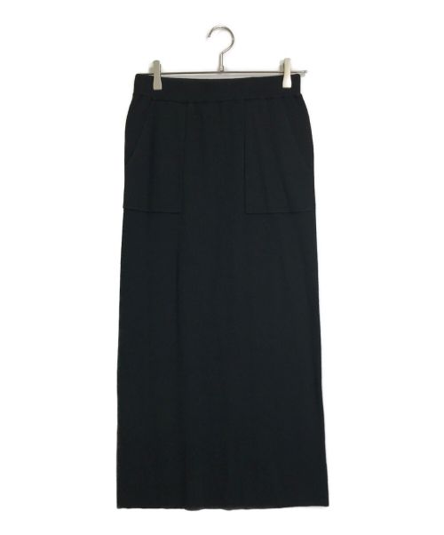 SLOBE IENA（スローブ イエナ）SLOBE IENA (スローブ イエナ) ウォッシャブルミラノリブタイトスカート ブラック サイズ:L 未使用品の古着・服飾アイテム