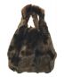 jakke. (ジャッキー) Faux Fur Bag PELTED MINK ミンク調エコファーBAG ブラウン サイズ:実寸参照：8800円