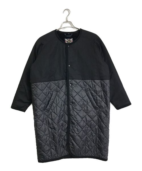 LAVENHAM（ラベンハム）LAVENHAM (ラベンハム) KETTLEBURGH FUR キルティングコート18A-WLS ブラック サイズ:Mの古着・服飾アイテム