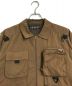 BAL (バル) MULTI POCKET ZIP OFF SHIRT ジップアップシャツBAL-1941 ブラウン サイズ:L：7800円