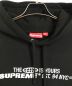 SUPREME (シュプリーム) The Word is Yours Hooded Sweatshirt ブラック サイズ:M：12800円