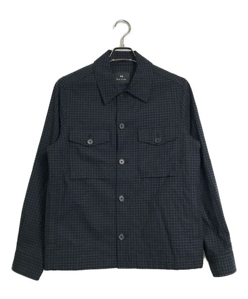 PS Paul Smith（ＰＳポールスミス）PS Paul Smith (ＰＳポールスミス) シャツジャケット ネイビー サイズ:Mの古着・服飾アイテム