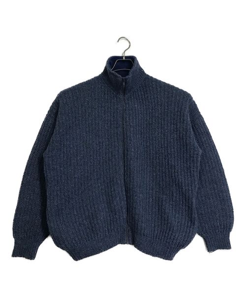 REI（レイ）REI (レイ) ニットジャケット ブルー サイズ:Lの古着・服飾アイテム