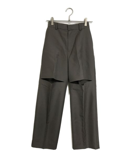 IRENE（アイレネ）IRENE (アイレネ) Slashed Trouser ベージュ サイズ:34の古着・服飾アイテム