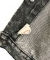 中古・古着 LEVI'S (リーバイス) ケミカルウォッシュブラックデニムジャケット ブラック サイズ:L：9800円