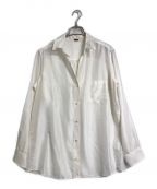 MUSE de Deuxieme Classeミューズ ドゥーズィエム クラス）の古着「silk wash シャツ」｜ホワイト