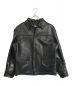 WAREHOUSE（ウエアハウス）の古着「1930's Durable Brand Horse Leather Sports Jacket　ホースレザージャケット」｜ブラック