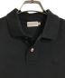 MONCLER (モンクレール) ロゴボタンポロシャツ/MAGLIA POLO MANICA CORTA ブラック サイズ:M：9800円
