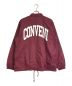 THE CONVENI (ザ・コンビニ) バックプリントコーチジャケット ボルドー サイズ:L：5000円