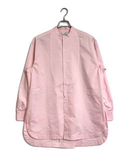 HYKE（ハイク）HYKE (ハイク) T/C BIB FRONT SHIRT ピンク サイズ:2 未使用品の古着・服飾アイテム
